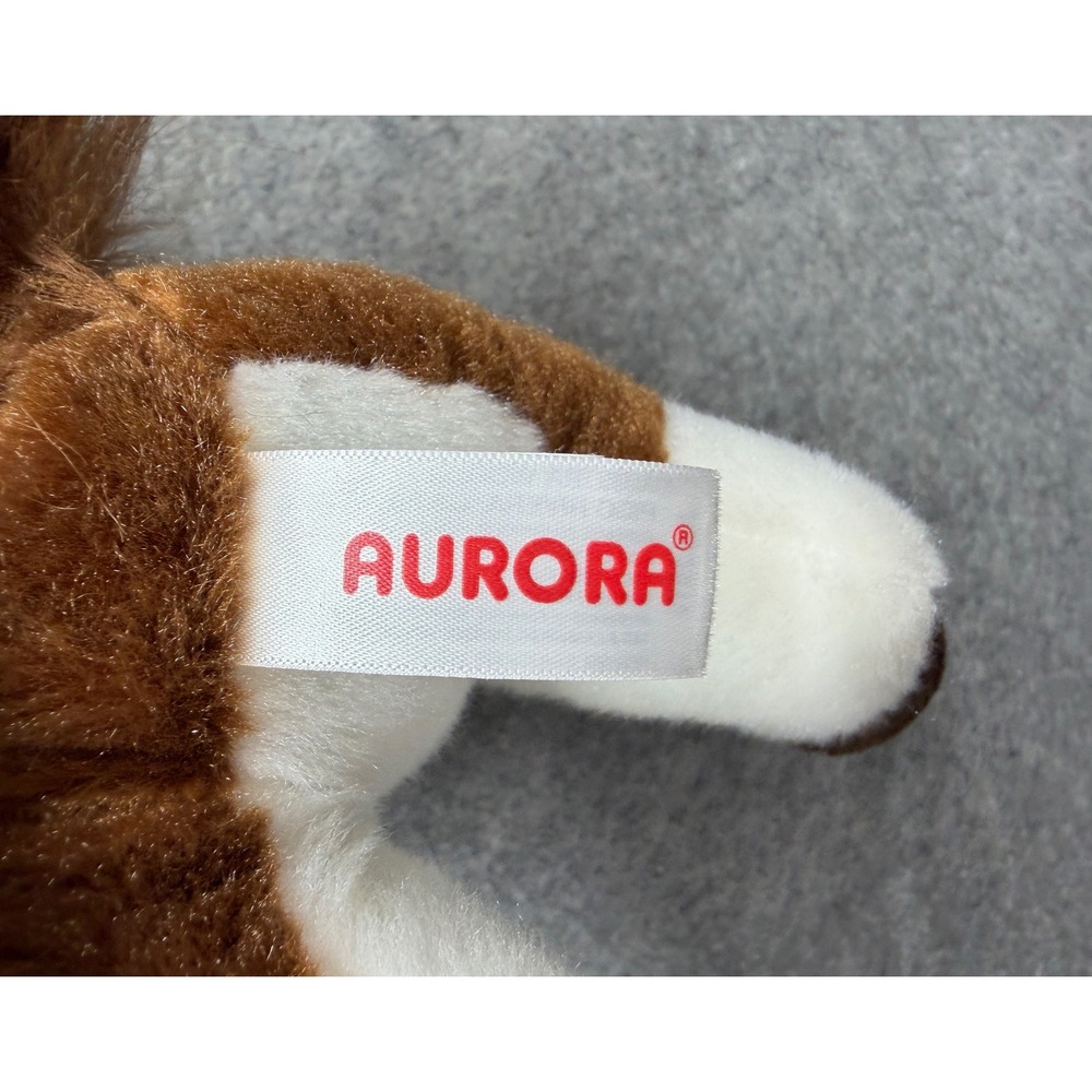 Aurora World Pinto Horse Plush Brown White Get Well Heart Stuffed Animal 11 Inch - Picture 8 of 12